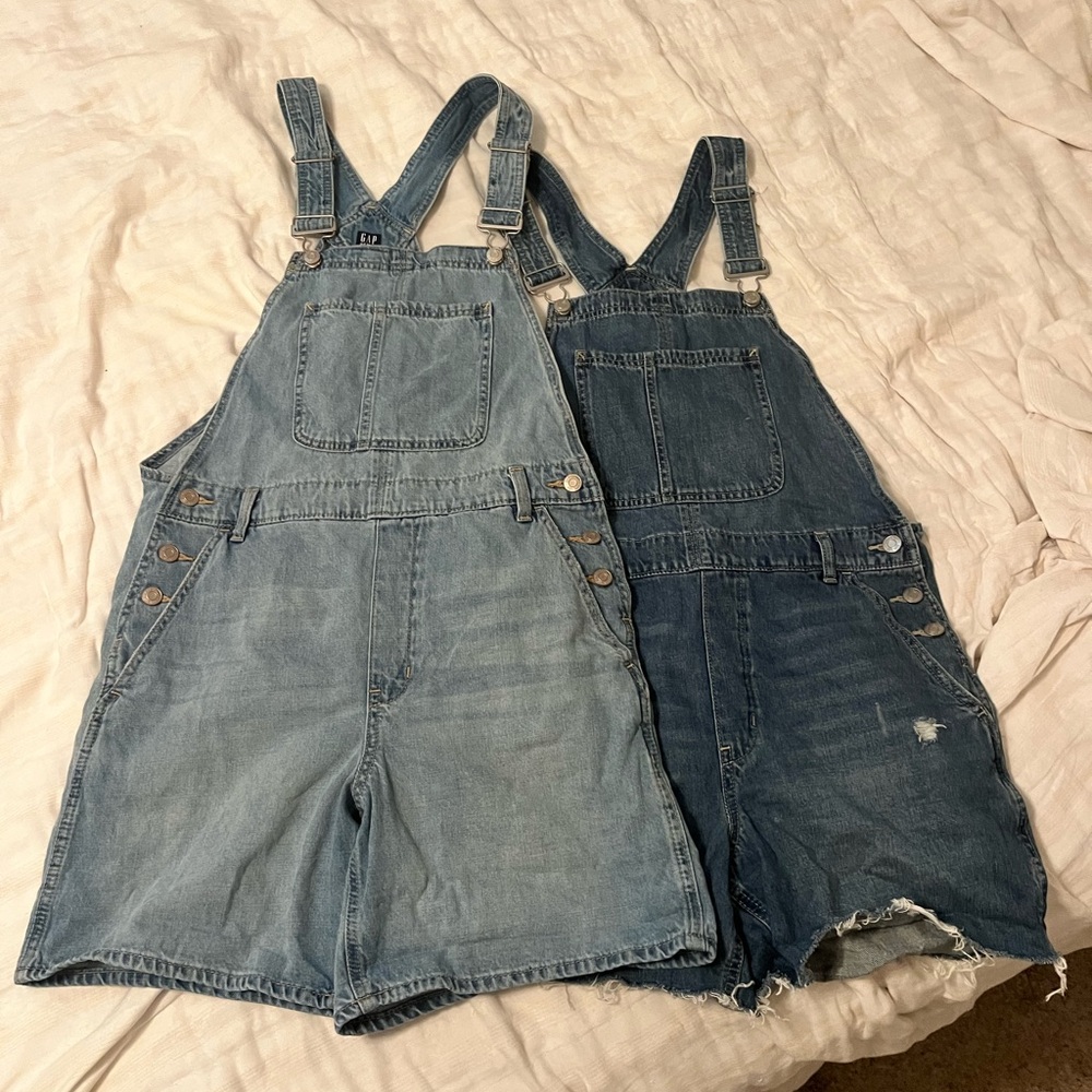 Gap Denim Short Overalls